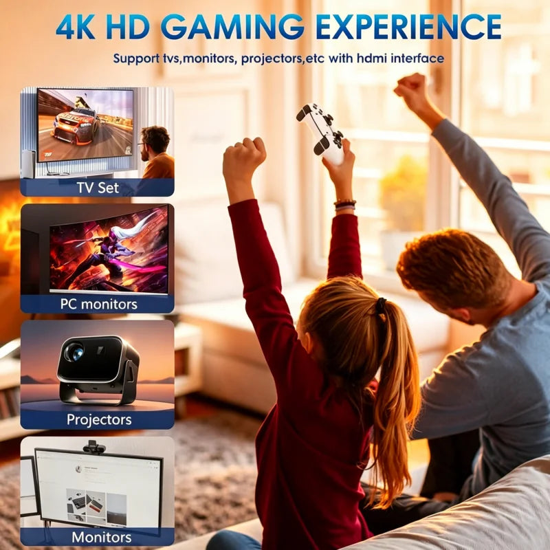 Consola de Juegos M15 4K TV, Control Inalámbrico, 64GB con 20,000 Juegos Integrados, Máquina de Juegos Retro Portátil