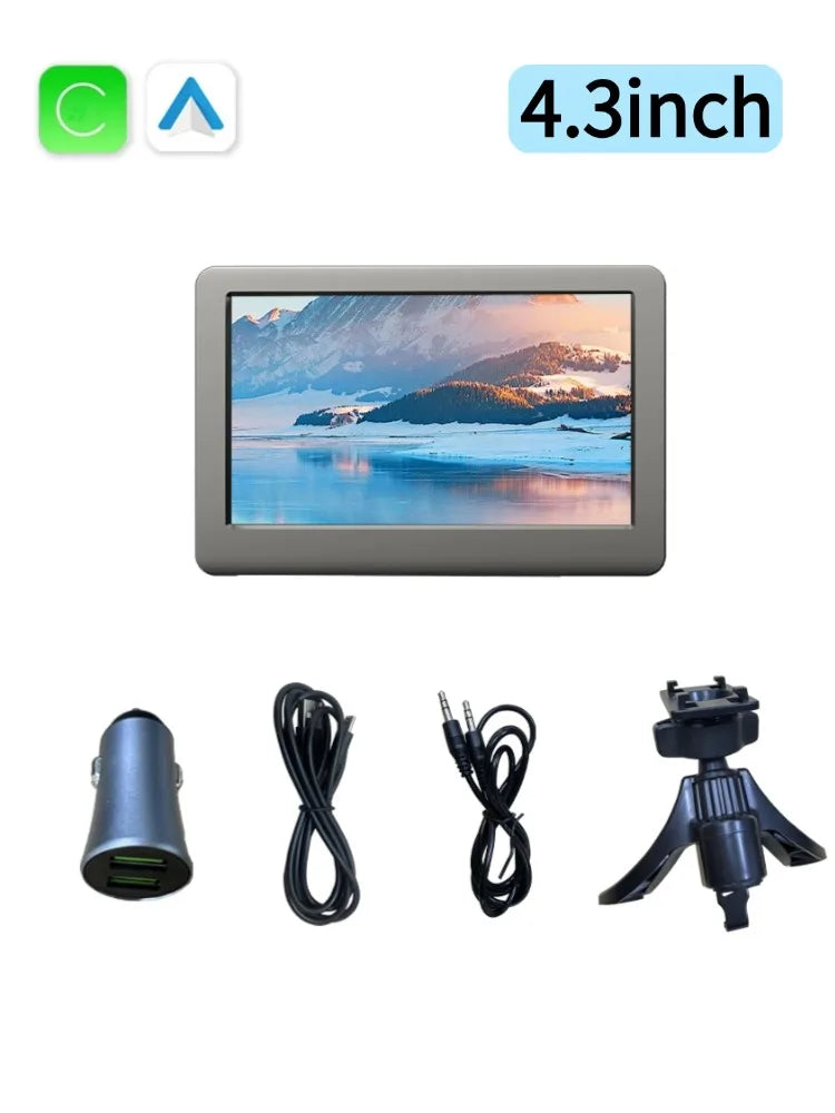 Radio de Auto 4.3 Pulgadas CarPlay y Android Auto Inalámbrico DYBO