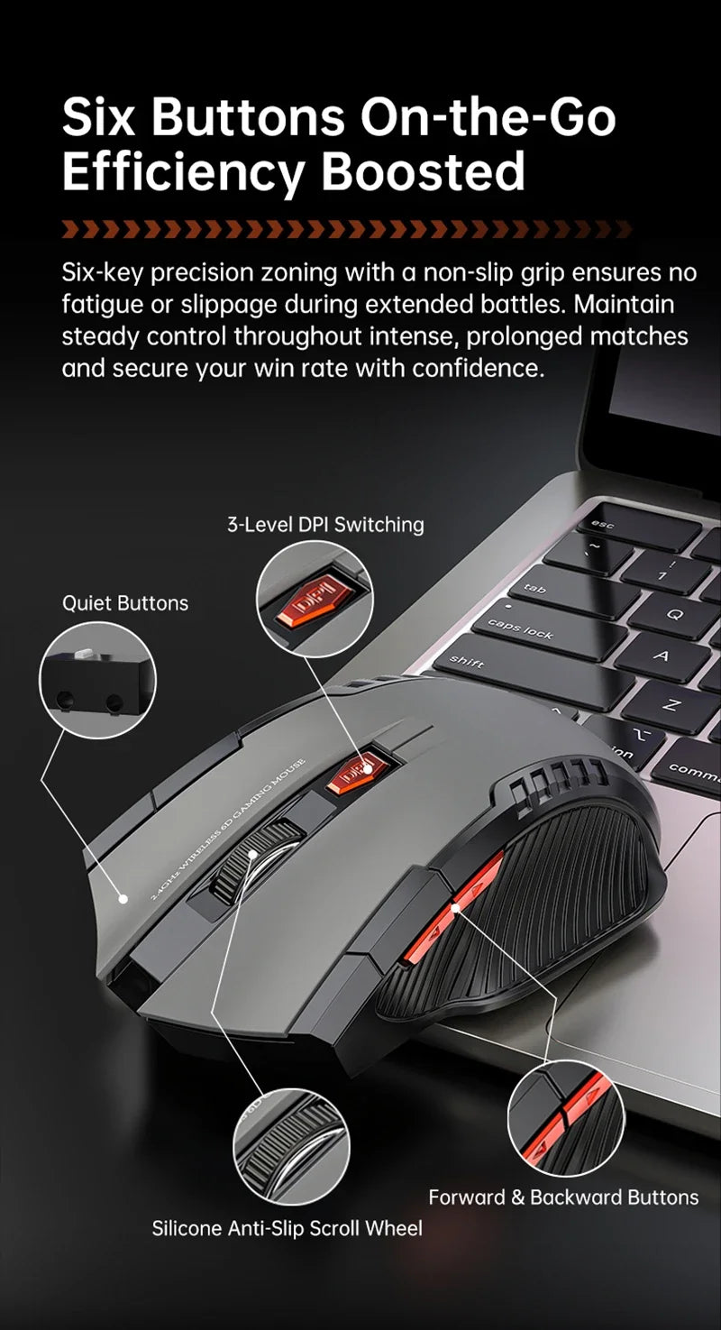 Ratón Inalámbrico Lenovo Modo Dual Bluetooth 2.4GHz Recargable