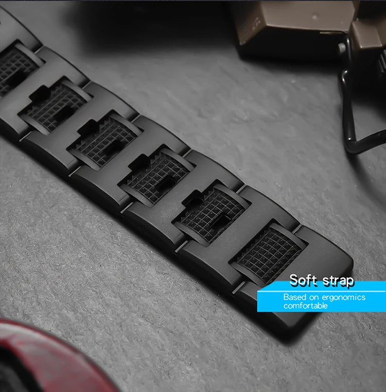 Reloj Militar SANDA Digital LED Doble Pantalla para Hombre