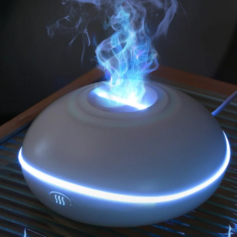 Humidificador Llama Simulada con Luz Nocturna