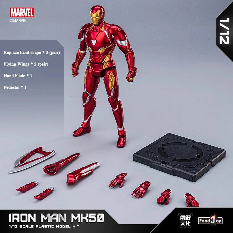 Figuras originales de Fondjoy Marve, Hulk, Thanos, Capitán América, Spider-Man, Thor, Iron Man, juguetes geniales para niños, modelos personalizados, muñecas, regalos para niños