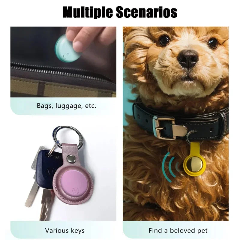 Rastreador Bluetooth Antipérdida Mini - GPS para Mascotas, Llaves y Bolsos