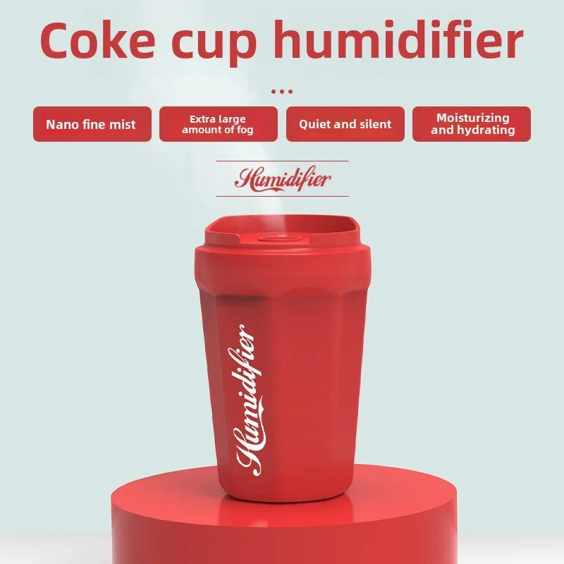 Humidificador USB creativo en forma de taza con difusor de aromas y luces