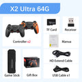 NUEVA Consola de Videojuegos X2 Ultra con Controles Inalámbricos Dobles de 2.4G, 4K HD, 30000 Juegos Retro, Biblioteca de 128G, Regalo de Navidad