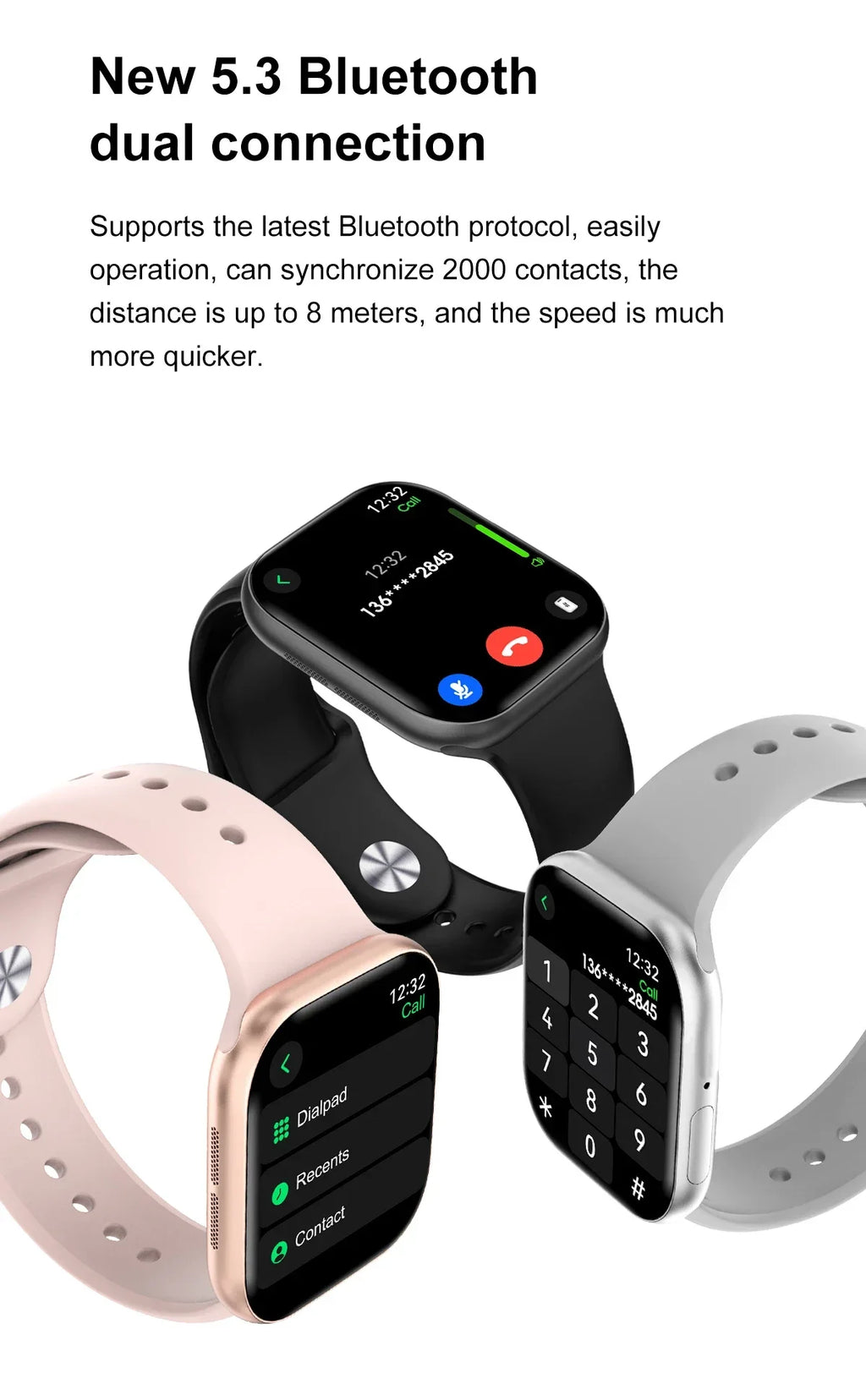 DT Watch X Mini Reloj Inteligente NFC AMOLED