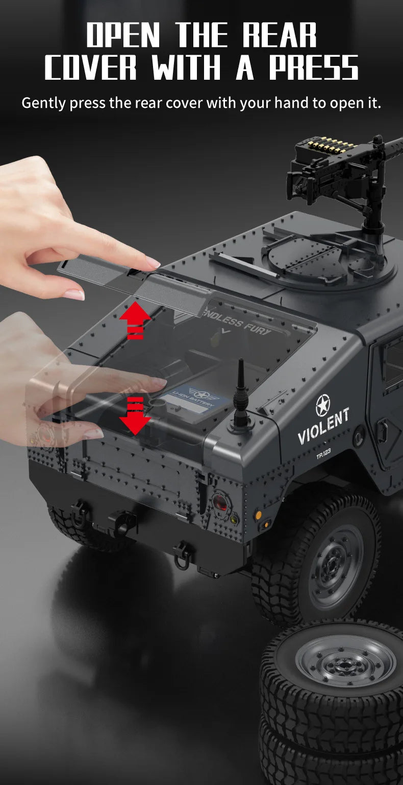 Auto RC JJRC C8835 Hummer 4x4 Todoterreno Control Remoto 2.4G