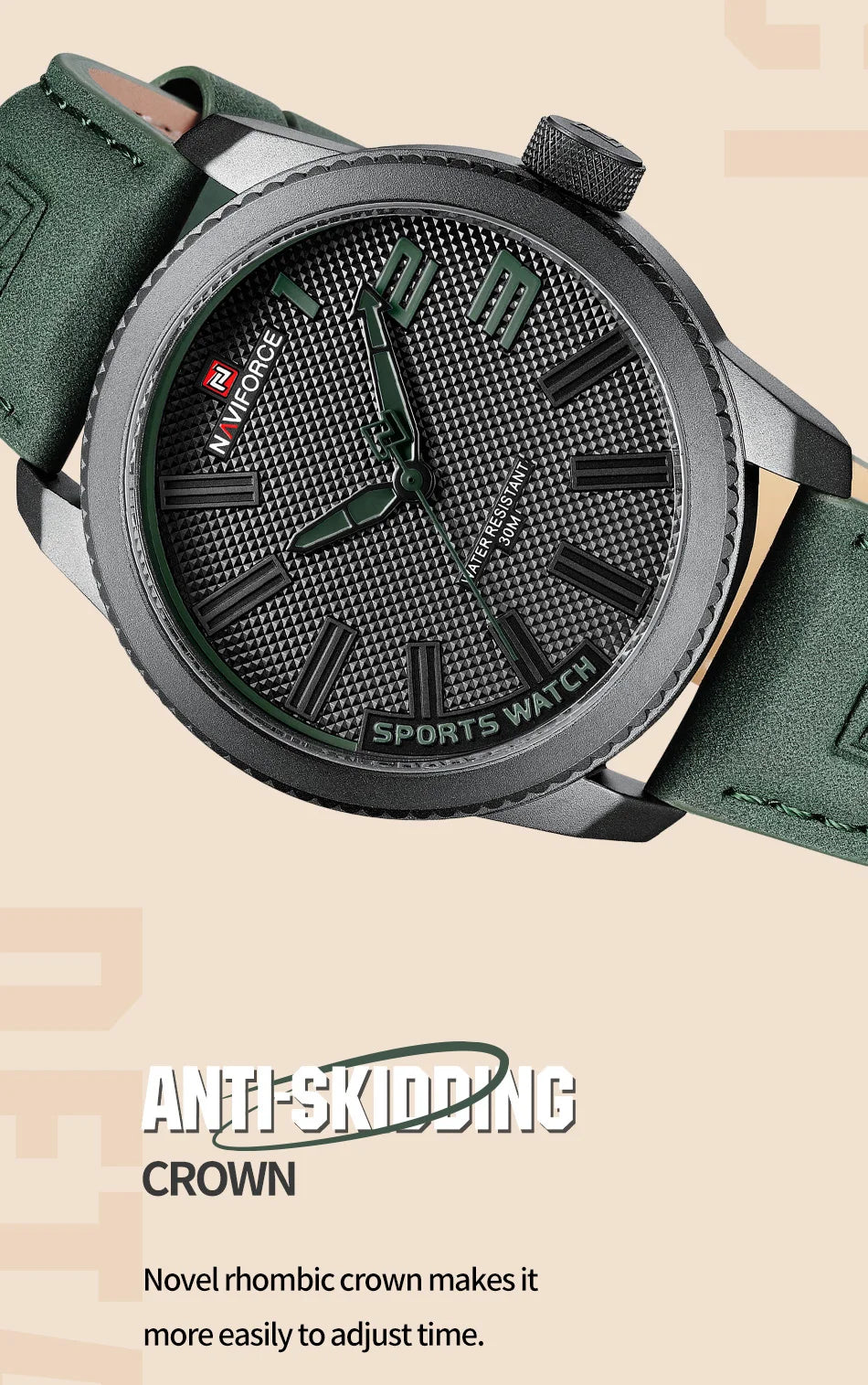 Reloj Analógico de Cuarzo NAVIFORCE Militar para Hombre