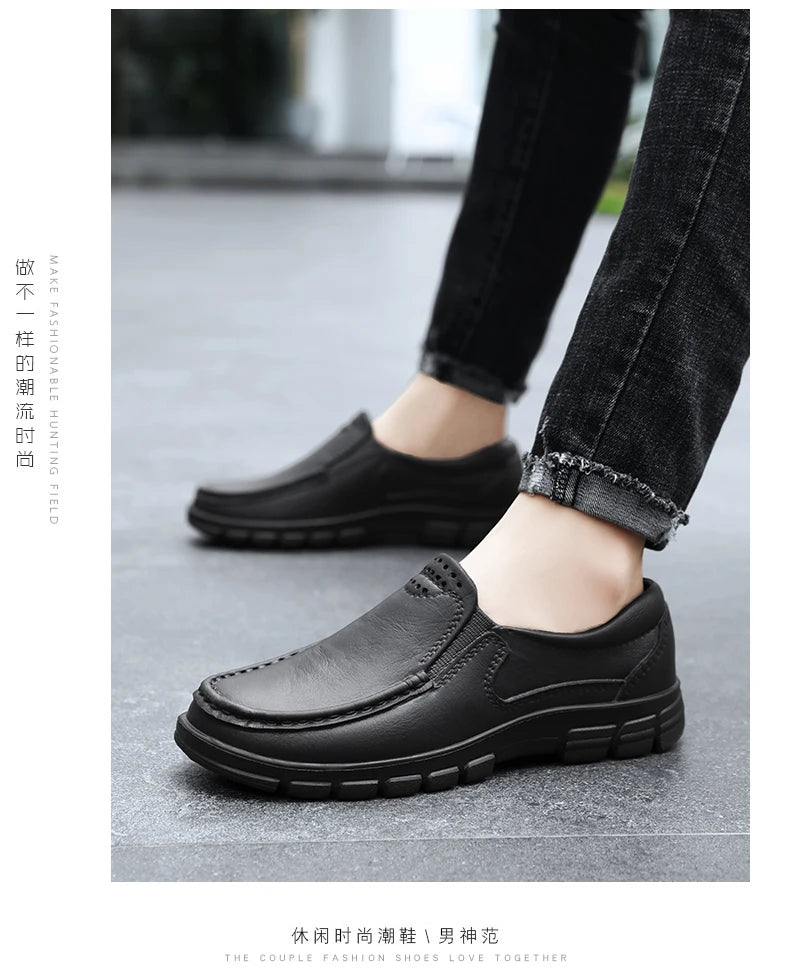 Zapatos de Chef Antideslizantes para Hombre — Suela EVA, Resistentes al Aceite