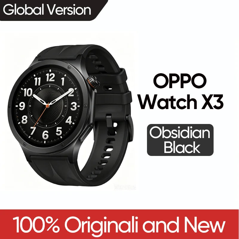 OPPO Watch X3 Reloj Inteligente AMOLED Titanio
