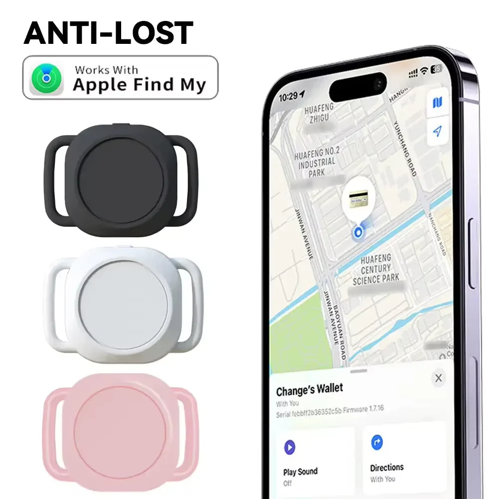 Localizador de rastreador GPS antipérdida, rastreador de actividad inteligente compatible con Bluetooth, rastreador de ubicación Global en tiempo Real para perros y gatos