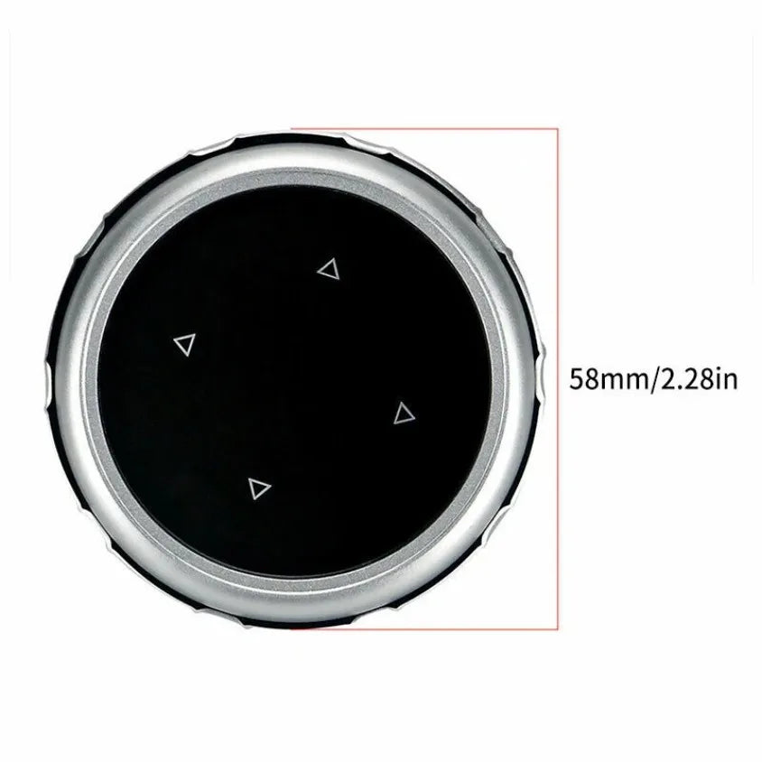 Cubiertas para Botones de Control Multimedia con Perilla Grande para BMW Serie 1 2 3 4 5 6 7 X1 X5 X6 F20 F30 F10 F07 E60 E90 E70 IDrive