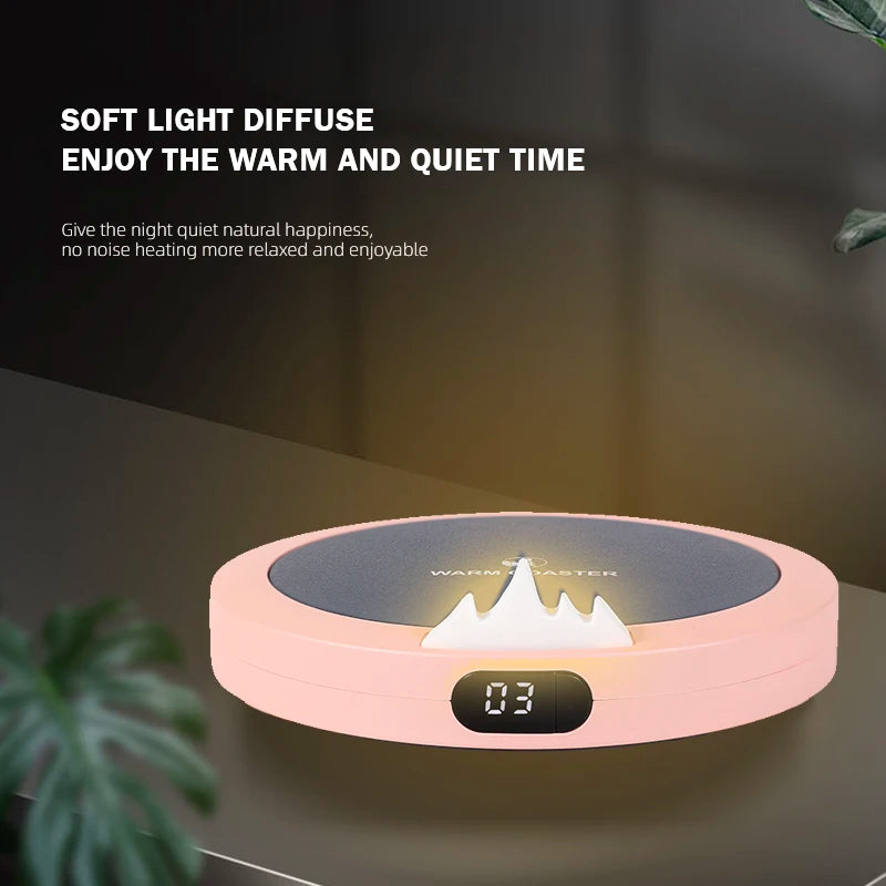 Calentador de Tazas USB con Control de Temperatura