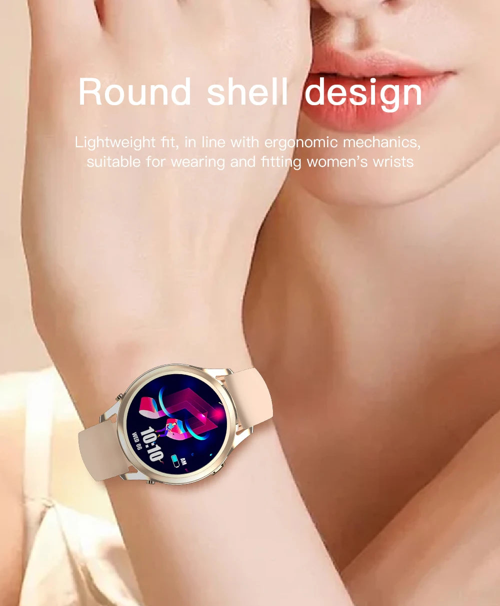 Nuevo Reloj Inteligente 2 en 1 con Auriculares Bluetooth TWS de 1.27 Pulgadas para Mujer, con Monitoreo de Salud, Llamadas BT, Resistente al Agua IP67, 2026