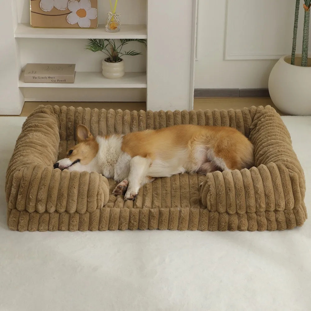 Cama Nido de Invierno para Mascotas — Suave y Cálida