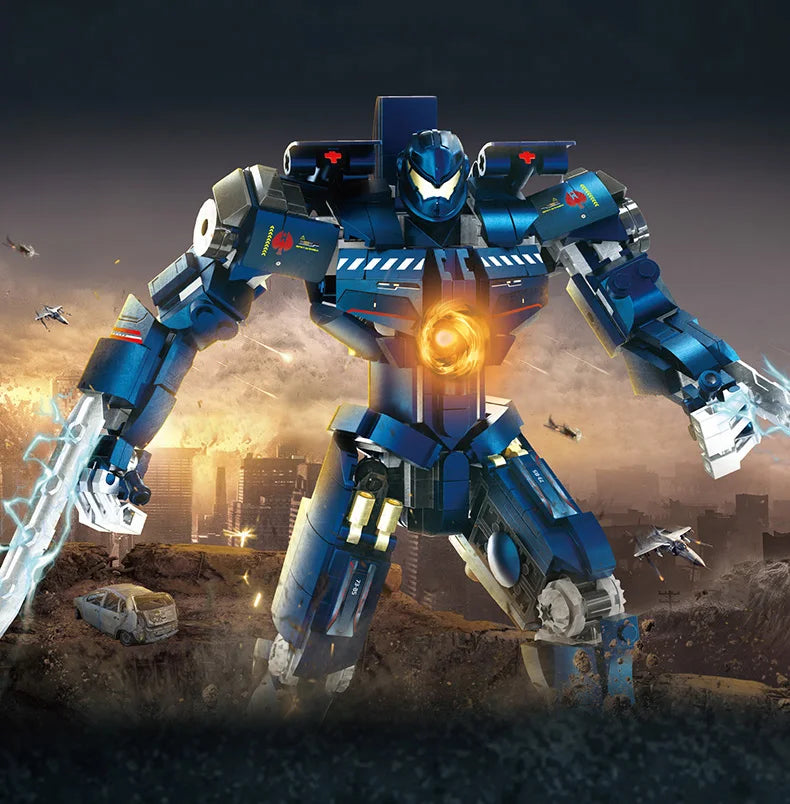 Bloques de construcción para niños, conjunto de juguetes mecha, robot de deformación, modelo mecha, ensamblaje, edificio para niños, juguete para regalo de cumpleaños