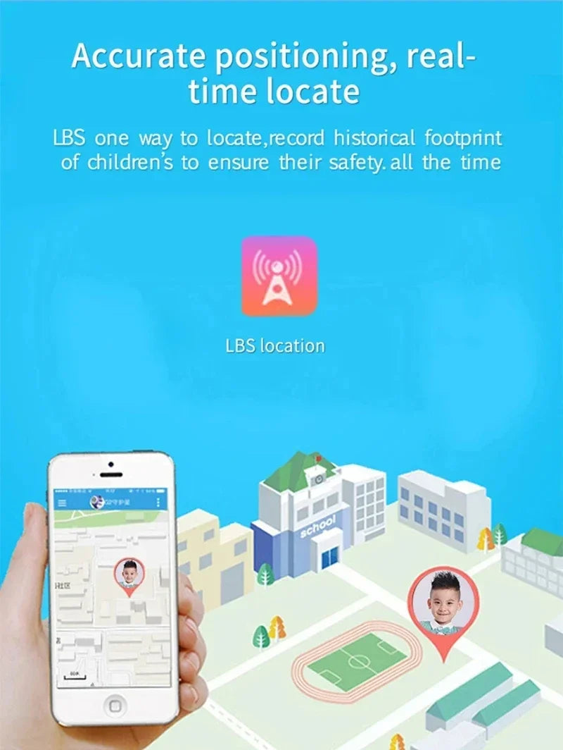 Reloj Inteligente Lenovo Niños 5G GPS Cámara