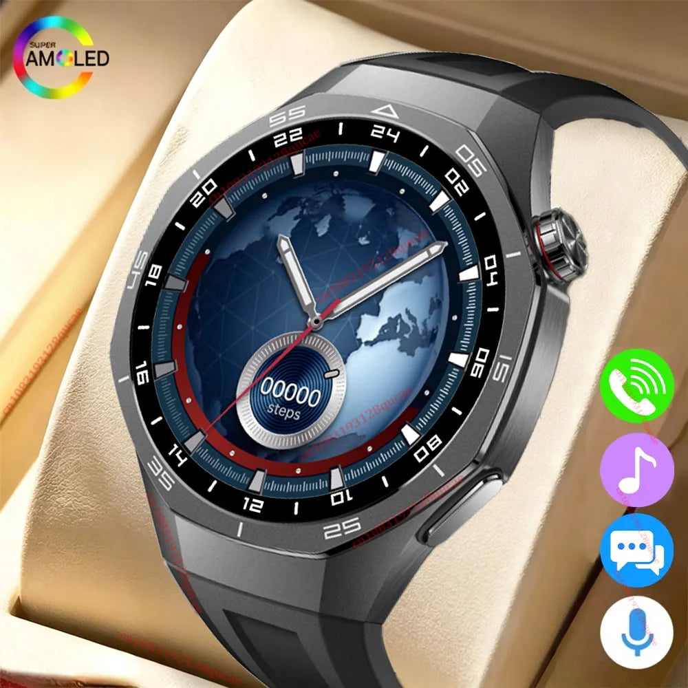 Reloj Inteligente 2026 Watch 5 Pro con GPS, Pantalla AMOLED de 360*360, NFC, Llamadas Bluetooth, Resistente al Agua, Monitor de Salud, Reloj Inteligente para Hombre Hw1