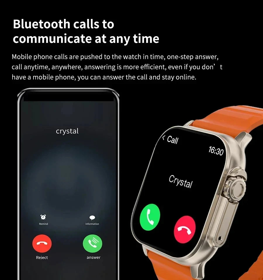 Reloj Inteligente Deportivo con Bluetooth, Alertas de Mensajes y Monitor de Salud