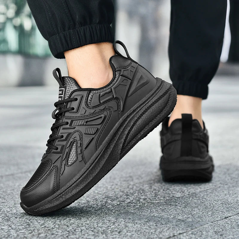 Zapatos de Chef de Hotel para las cuatro estaciones, transpirables, ligeros, antideslizantes, impermeables, a prueba de aceite, zapatos de trabajo de cocina, calzado deportivo informal para exteriores para hombre