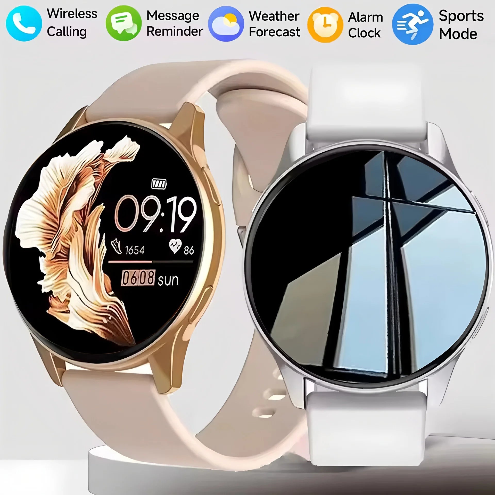 Nuevo SmartWatch 2025 hombres mujeres relojes Bluetooth llamada ritmo cardíaco sueño vida impermeable reloj inteligente Fitness Tracker Sporte reloj