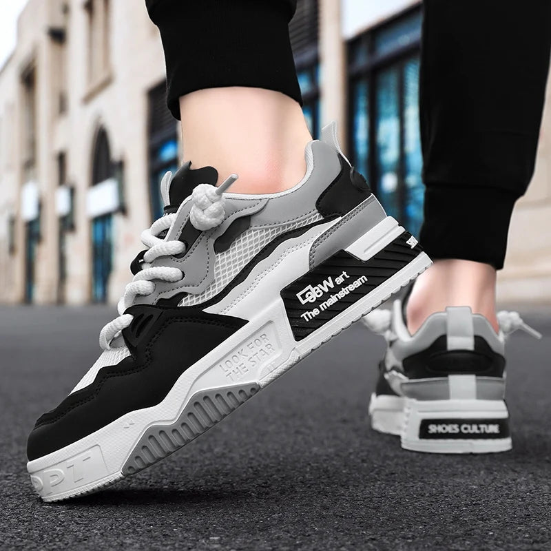 Zapatos transpirables para hombre, zapatos casuales de skate, zapatos deportivos, para entrenamiento diario, senderismo al aire libre, caminatas por la calle. Unisex, adecuado para