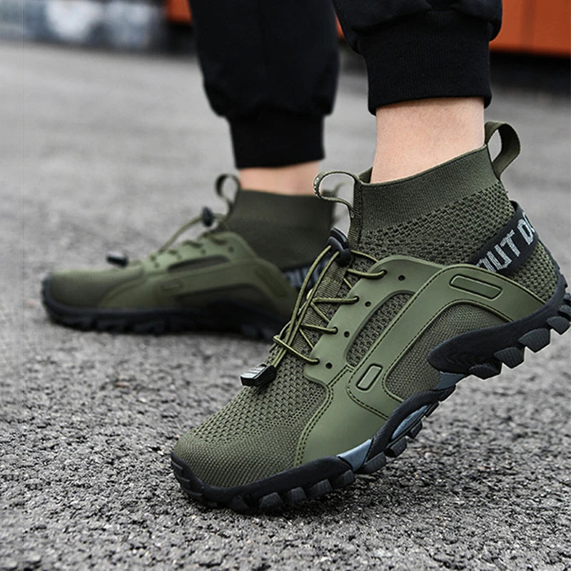 Zapatos acuáticos para hombre 2023, zapatillas antideslizantes de secado rápido, zapatillas de montaña para senderismo, natación, zapatos acuáticos, zapatillas informales suaves para hombre, envío gratis