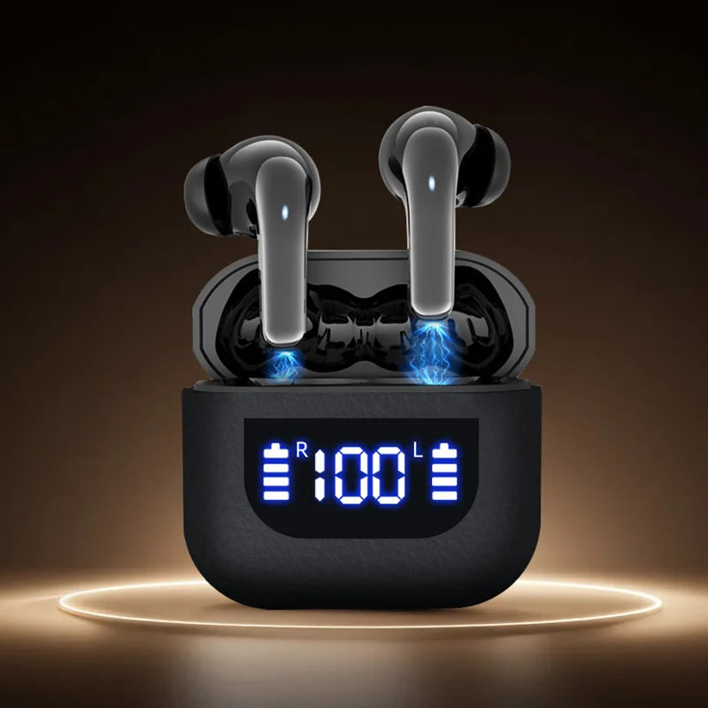 Auriculares TWS Bluetooth 5.3 con Pantalla LED y Micrófono HD