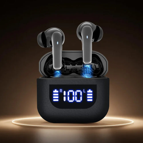 Auriculares TWS Bluetooth 5.3 con Pantalla LED y Micrófono HD
