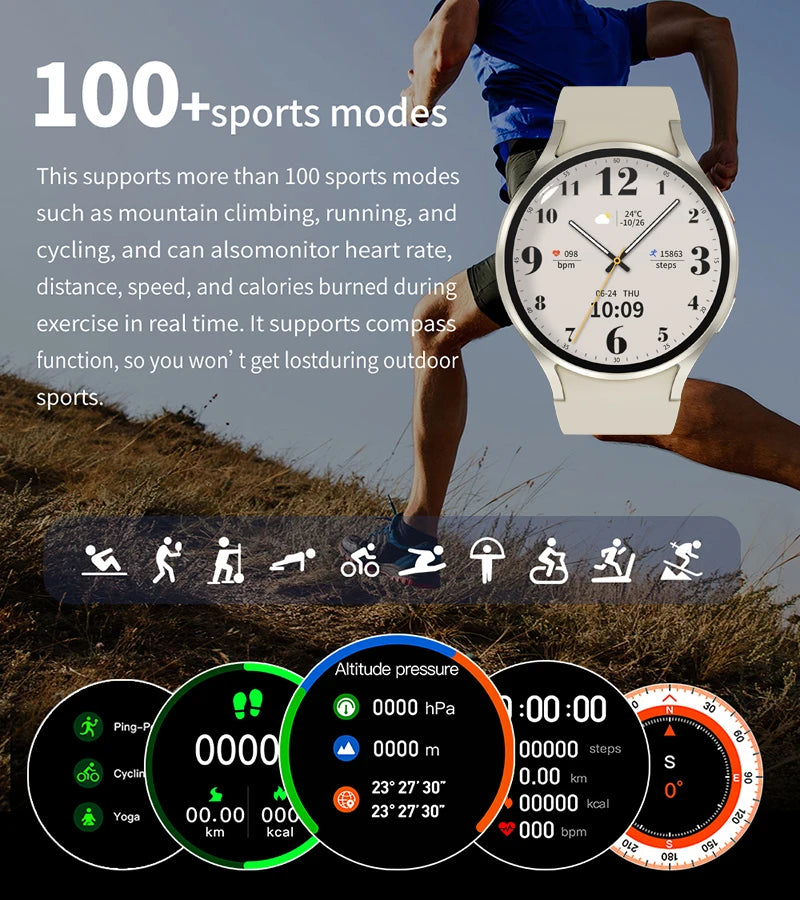 Reloj Inteligente GPS 6 Asistente de Voz