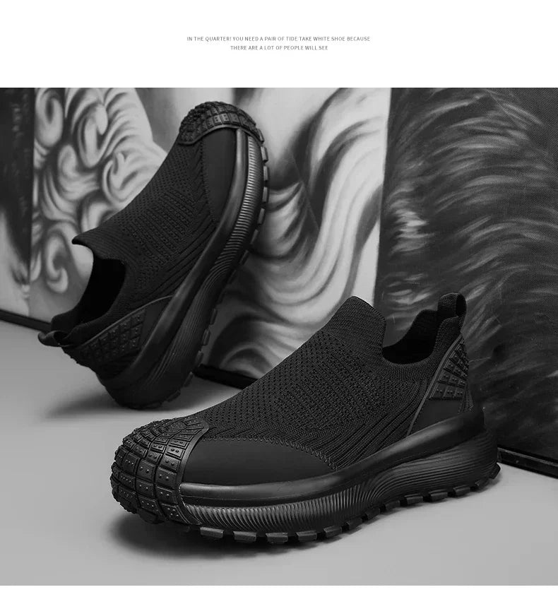 Zapatos planos ligeros de marca informales transpirables para hombre, zapatillas cómodas de moda, zapatos de hombre de talla grande