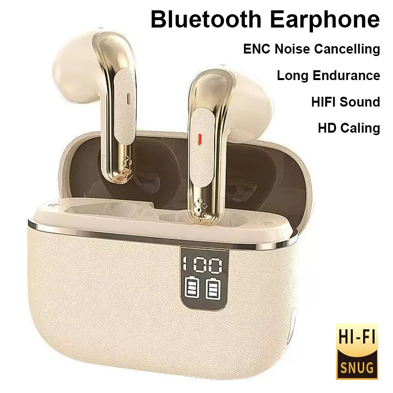 Auriculares Bluetooth TWS Inalámbricos con Reducción de Ruido ENC