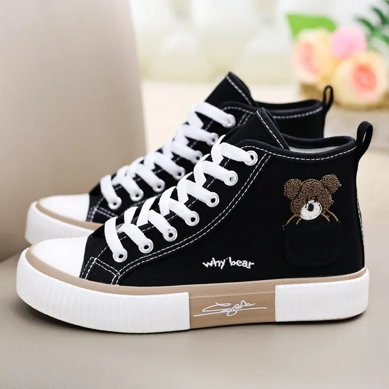 Zapatillas de Lona para Mujer con Bordado — Livianas y Transpirables