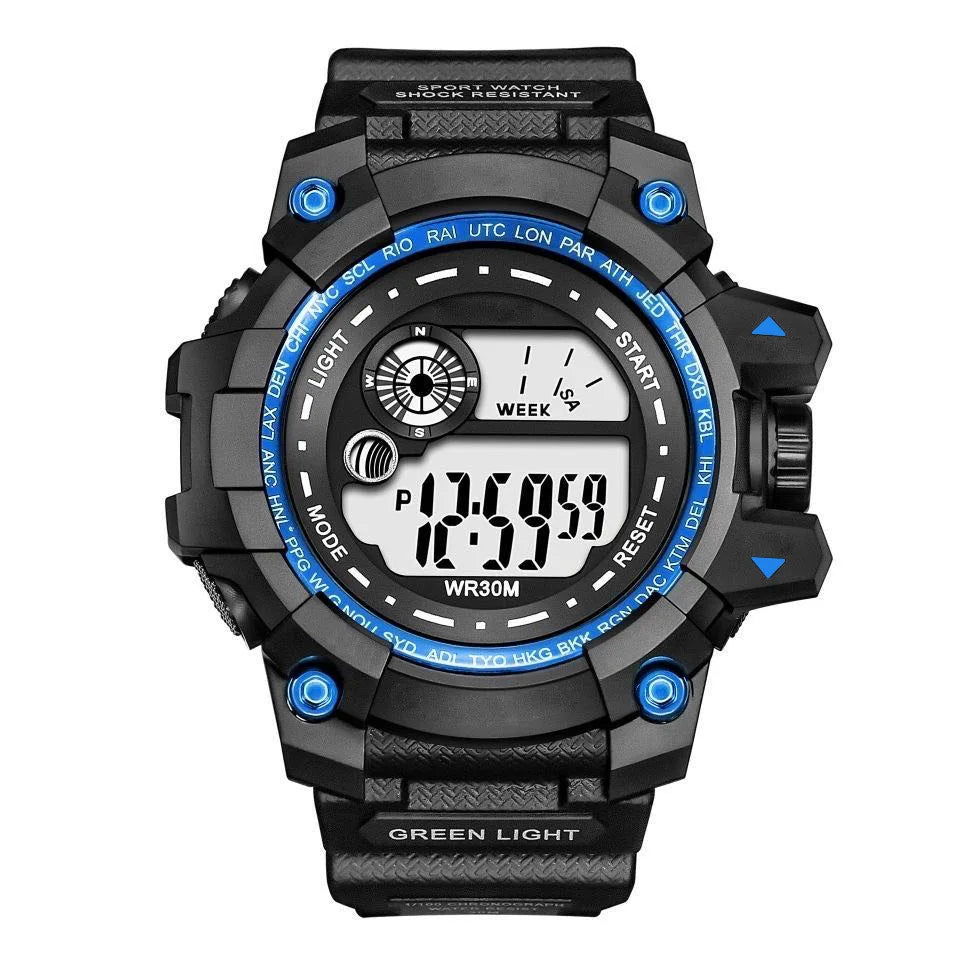Reloj Deportivo Digital LED Resistente al Agua