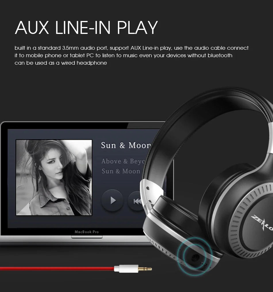 Zealot B19 Auriculares Diadema Cancelación de Ruido