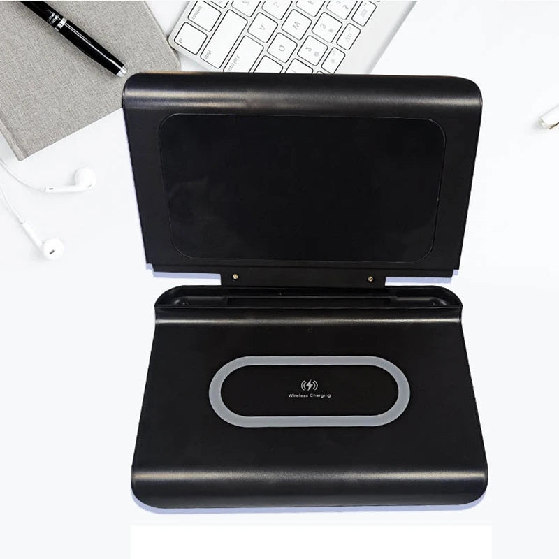 Reloj Despertador Lenovo 3 en 1 con Cargador Inalámbrico