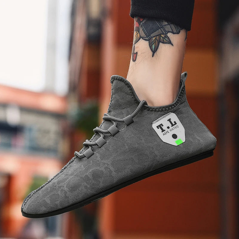 YRZL mocasines de malla para hombre, mocasines para conducir, zapatos planos de alta calidad para caminar, mocasines informales antideslizantes transpirables, zapatos de verano para hombre