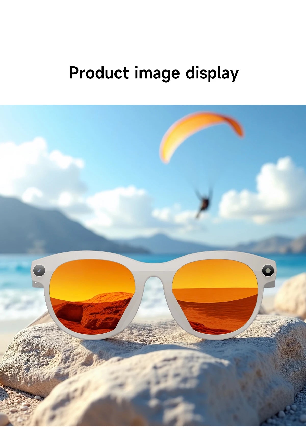 Gafas Inteligentes 4K con Cámara IA y Traducción