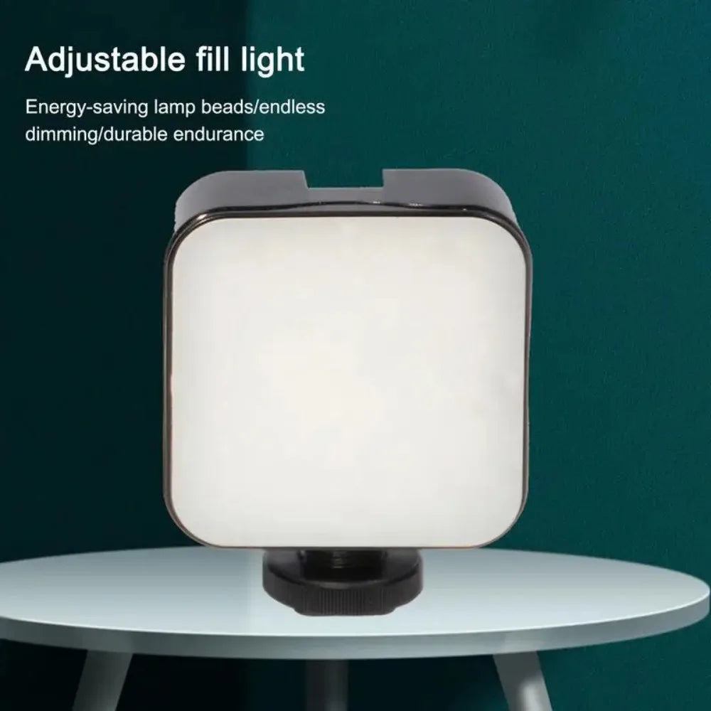 Kit de vlogging para teléfono inteligente con trípode, soporte para teléfono, Mini micrófono, luz de relleno LED, arrancador para TikTok, transmisión en vivo, vídeo, YouTube