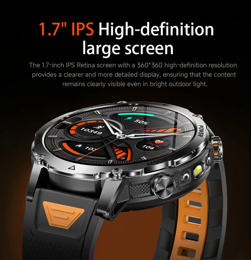Reloj Inteligente TANK Ultra 1400mAh Militar