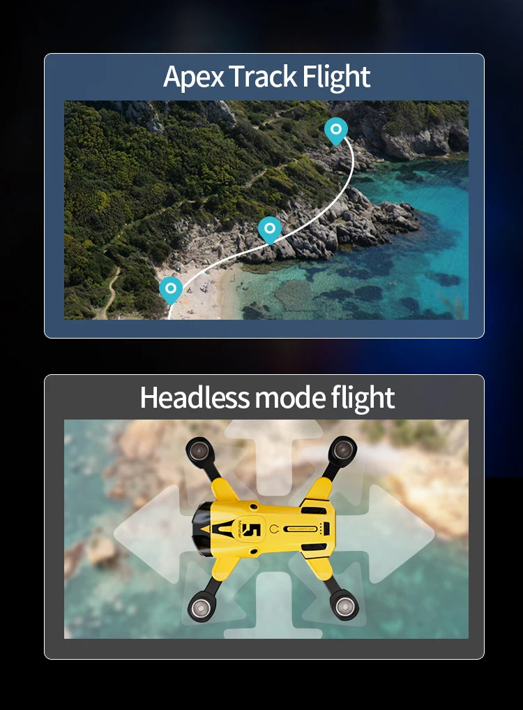 Dron M5 Profesional 8K Gran Angular con Evitación de Obstáculos