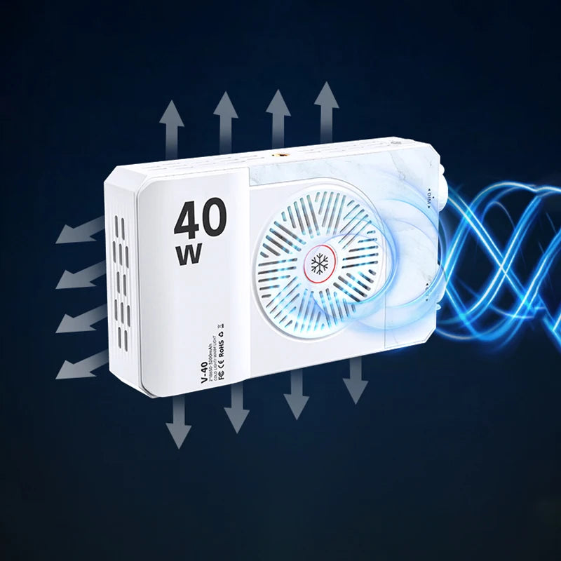 Luz de relleno de mano de 40W, luz portátil de bolsillo para Selfie, fotografía al aire libre, luz LED suave, luz de belleza con ventilador, luz superior para cámara