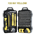 Juego de destornilladores 25/115/135/140 en 1, Kit de puntas de tornillo Phillips Torx magnético con llave removedora eléctrica, herramientas de reparación de teléfono y PC
