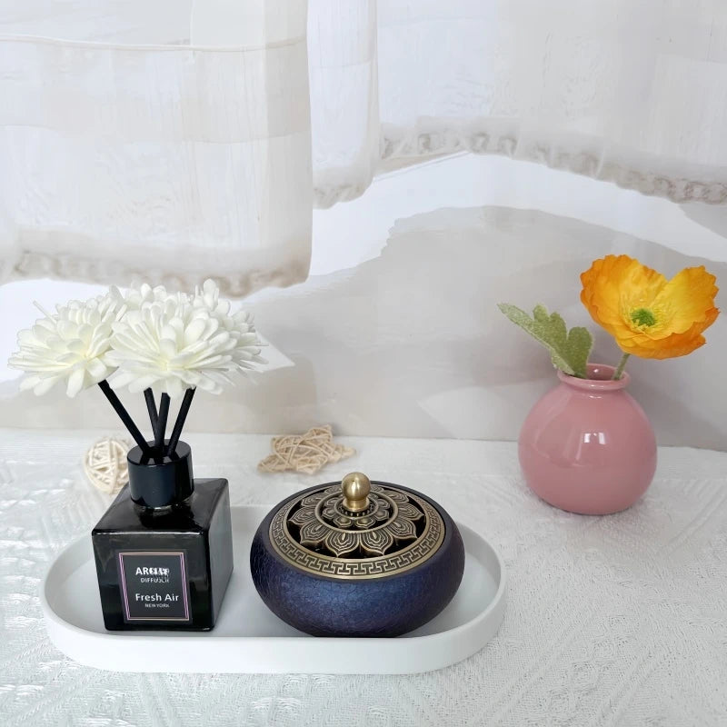 Bandeja de almacenamiento de silicona para baño, cocina, salón, tocador, llaves, cosméticos, anillos, bandeja de almacenamiento