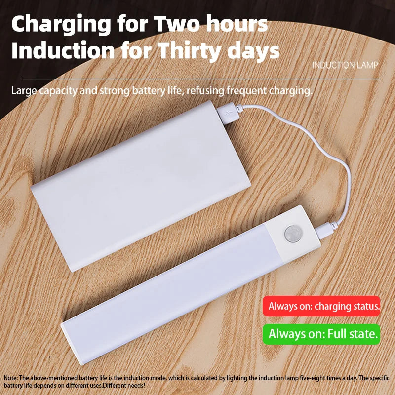Luz Nocturna LED USB con Sensor para Gabinete