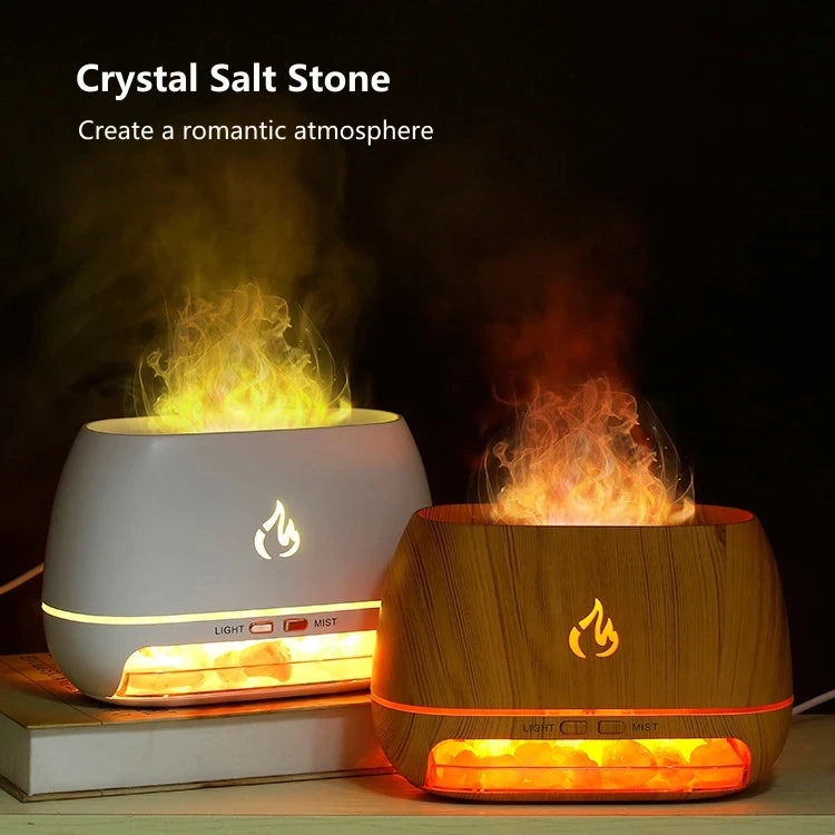 Humidificador Llama 3D Piedra de Sal del Himalaya