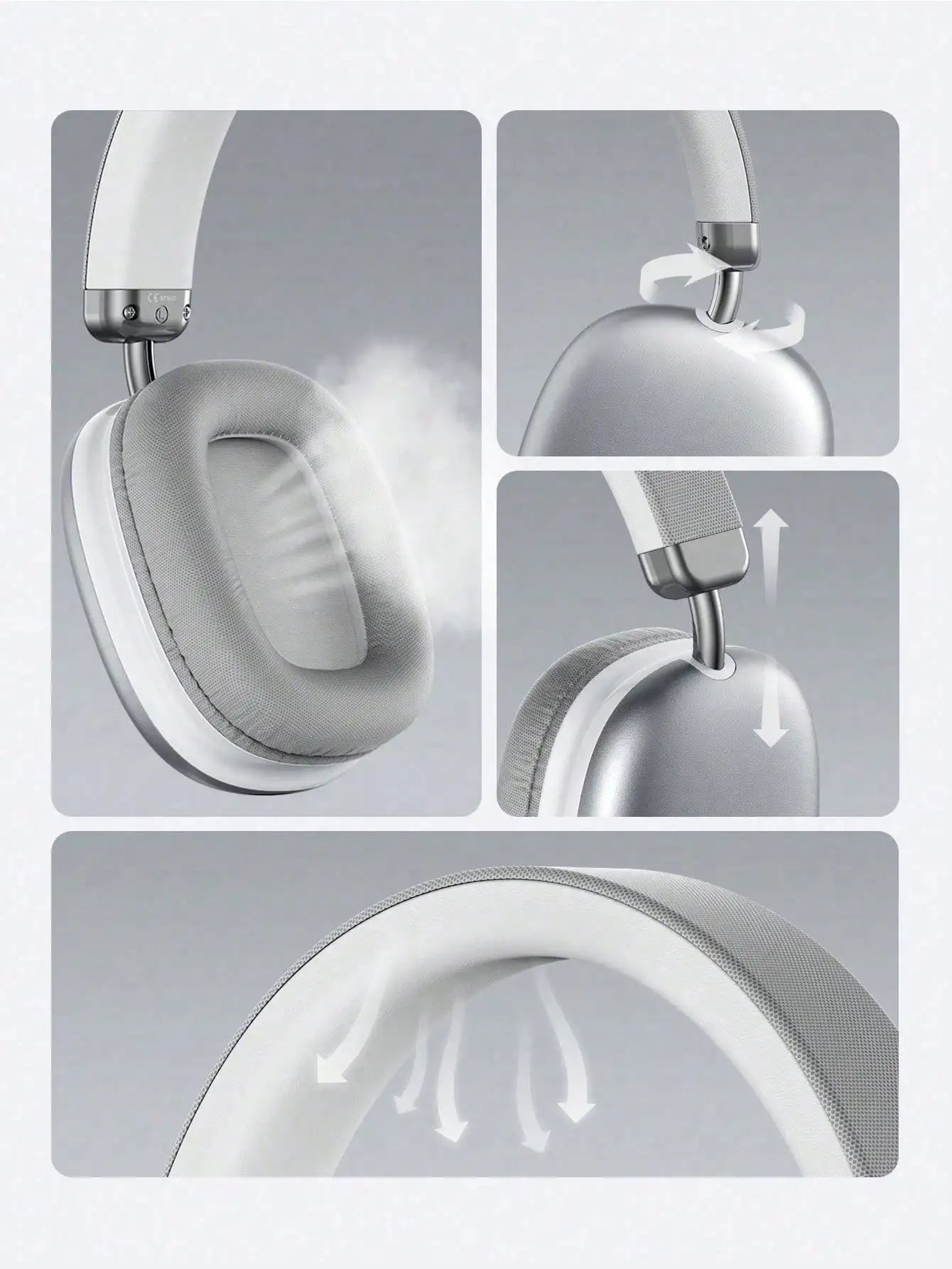 B40 Auriculares Bluetooth Rosa Over-Ear HiFi