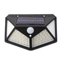 Lámpara Solar de Pared con Sensor de Movimiento PIR de 100 LED, Lámpara Solar Exterior Impermeable, Lámpara de Calle con Energía Solar, Decoración de Jardín