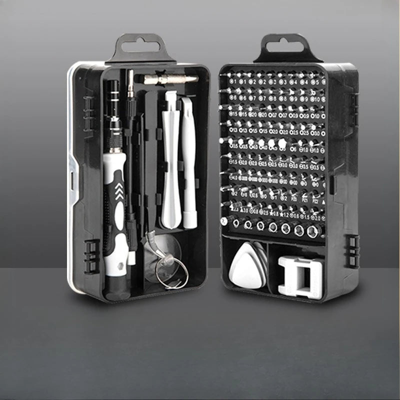 Kit de herramientas de reparación de desmontaje de precisión, destornillador profesional, herramientas de tornillo Torx, Kit de Hardware, reloj, ordenador, teléfono móvil, 115 Uds.