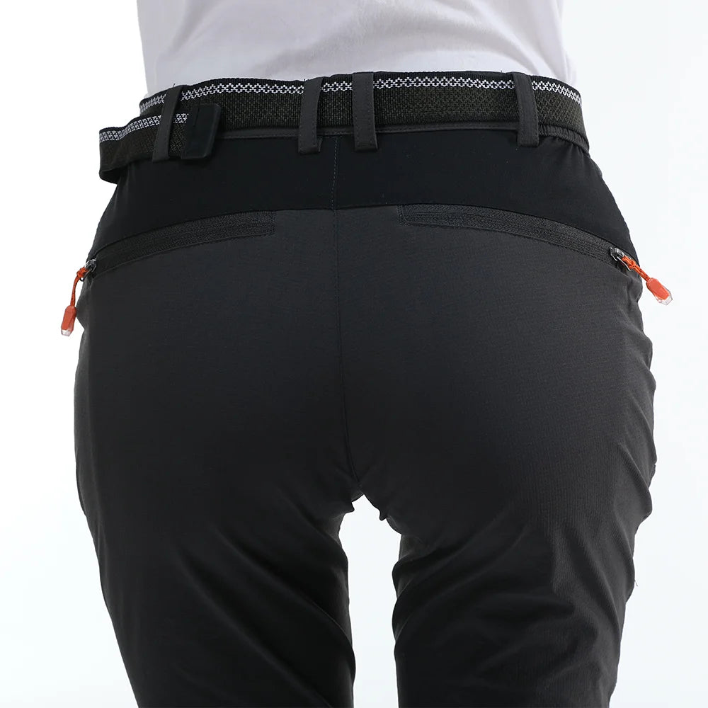 Pantalones de senderismo impermeables para mujer, secado rápido, Camping al aire libre, escalada, Trekking, pantalones de montaña, Ripstop, verano